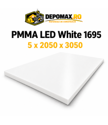 Plexiglas LED White 1695 PMMA turnat 5 x 2050 x 3050 mm